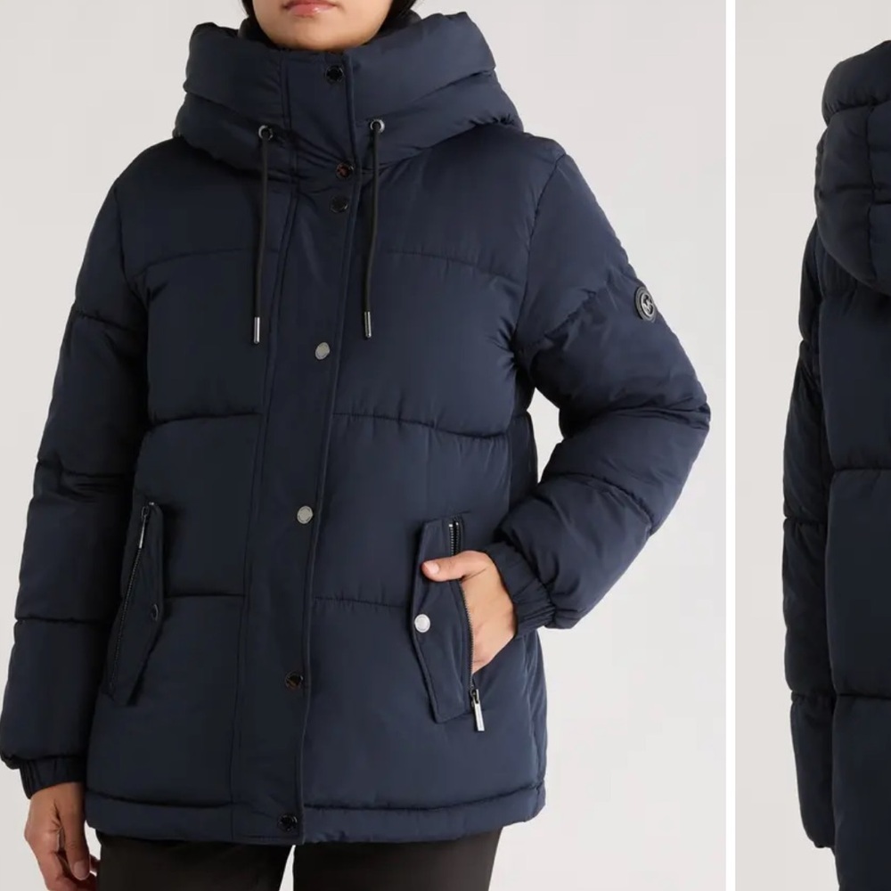 Michael kors Hooded Puffer Jacket with Bib